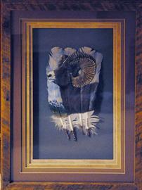 Feathers - Ram Framed Art 202//270